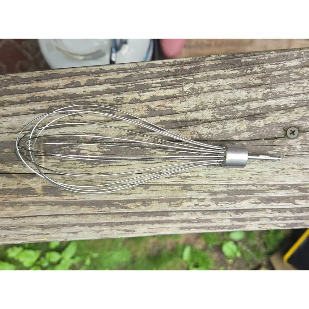 Stainless Steel Wire Whip / Balloon Whisk Attachment for Stand Mixer (7.25